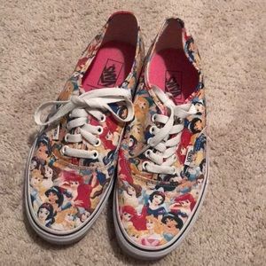 Disney Vans Princess Sneakers sz 9.5 women